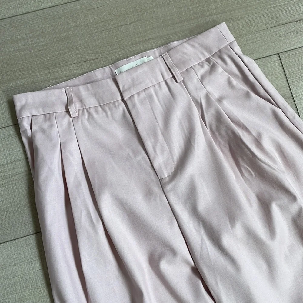 Beige Botany wide leg pants